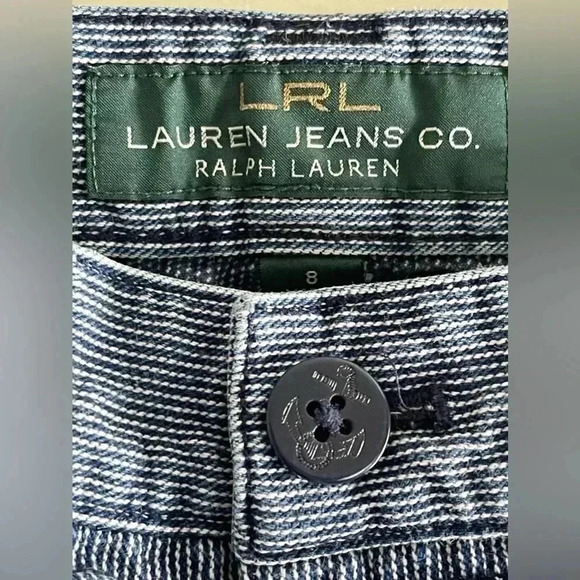 LRL Lauren Jeans Co Sailor Button Pants - Picture 3 of 10